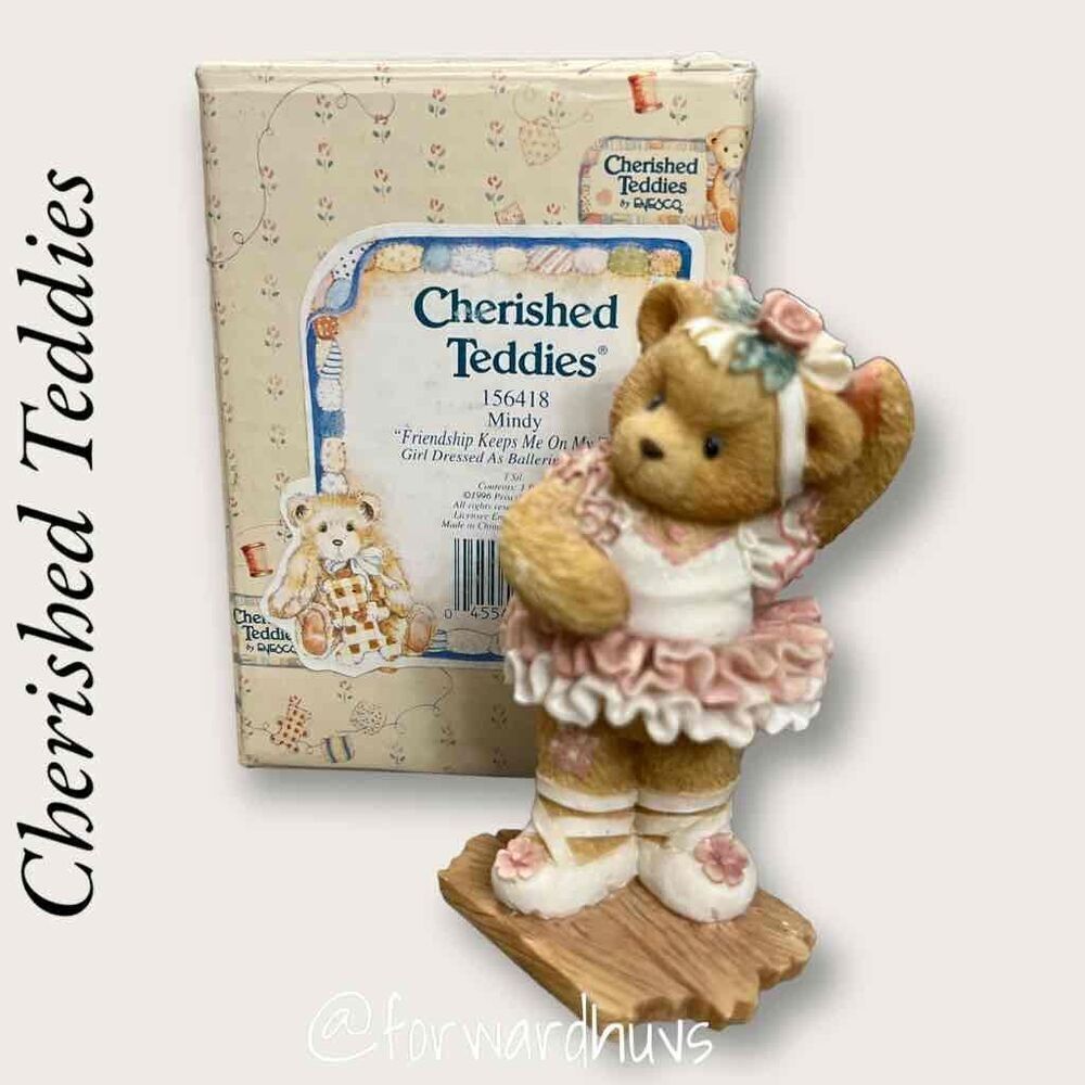 Enesco Cherished Teddies Mindy “Friendship Keeps Me On My Toes” #156418